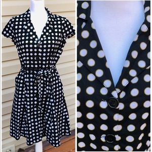 Mlle Gabrielle Vintage inspired polka dot dress